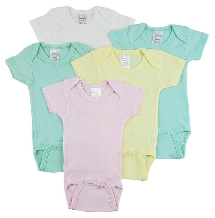 Short Sleeve One Piece 5 Pack