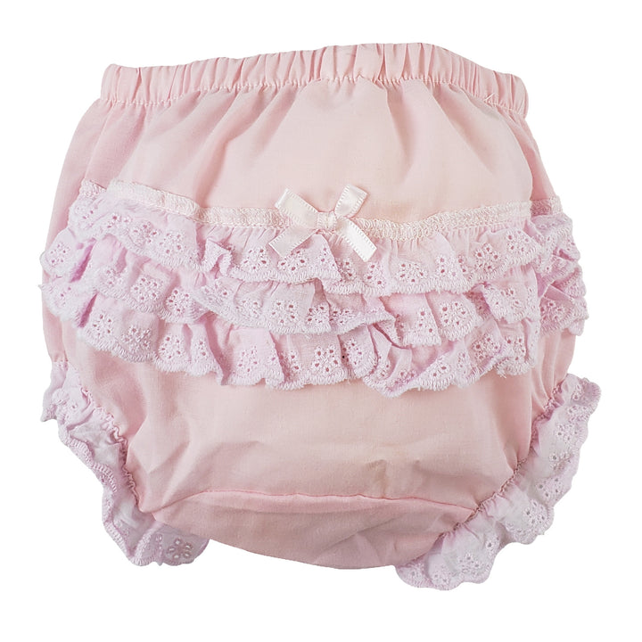 Pink Girl's Cotton/Poly "Fancy Pants" Underwear