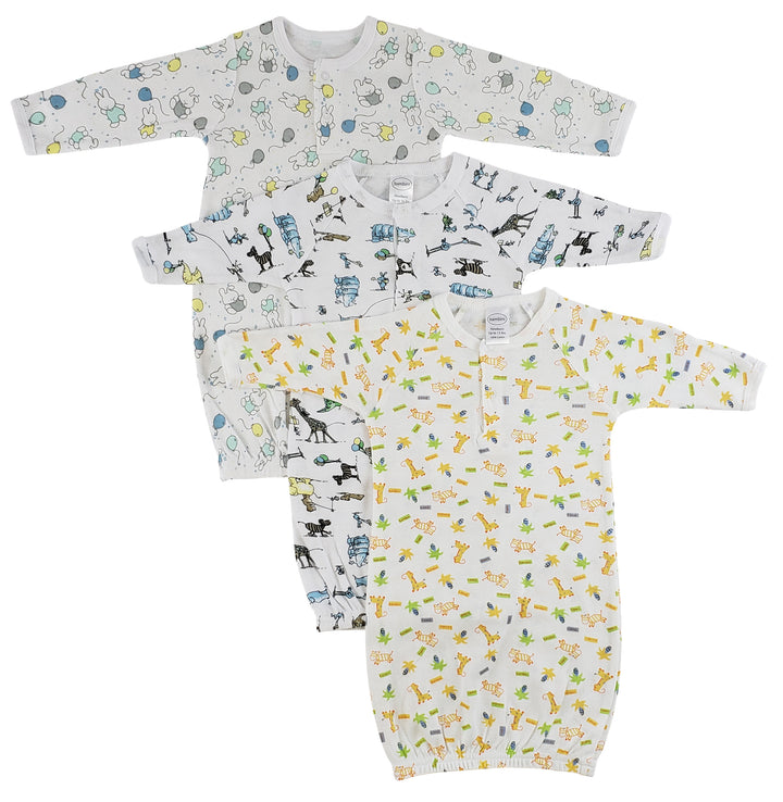 Infant Gowns - 3 Pack