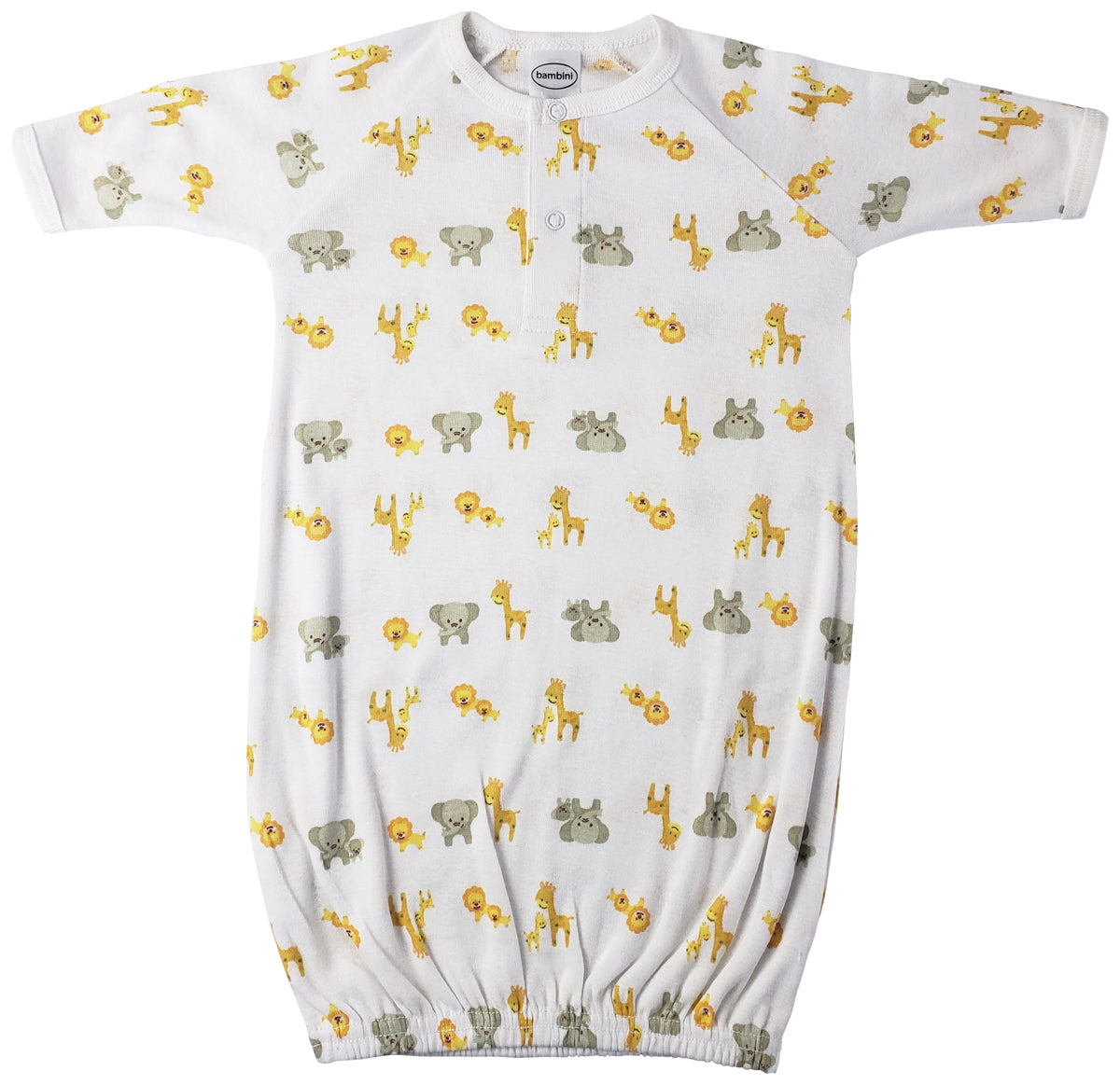 Unisex Newborn Baby 1 Piece Gown