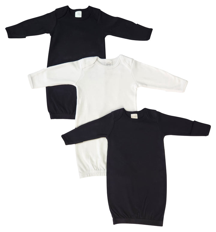 Unisex Newborn Baby 3 Piece Gown Set