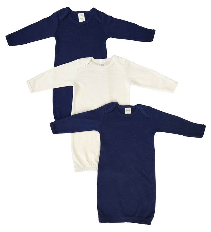 Unisex Newborn Baby 3 Piece Gown Set